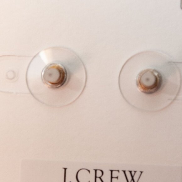 NWT J. Crew Winter Wreath Post Earrings in Crystal and Emerald - Picture 8 of 9